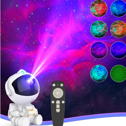 Proyector de astronauta sentado