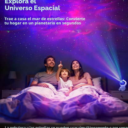 Proyector de astronauta sentado
