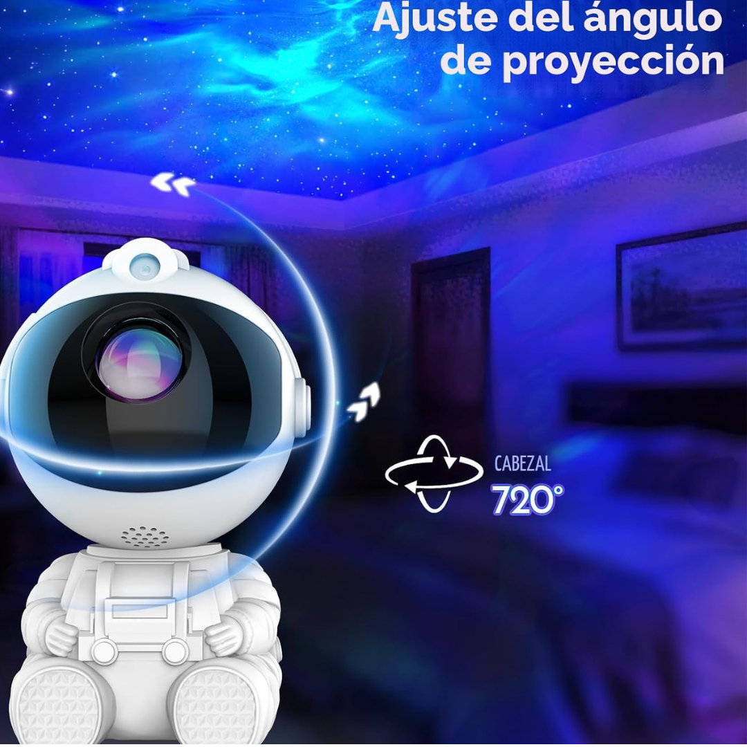 Proyector de astronauta sentado